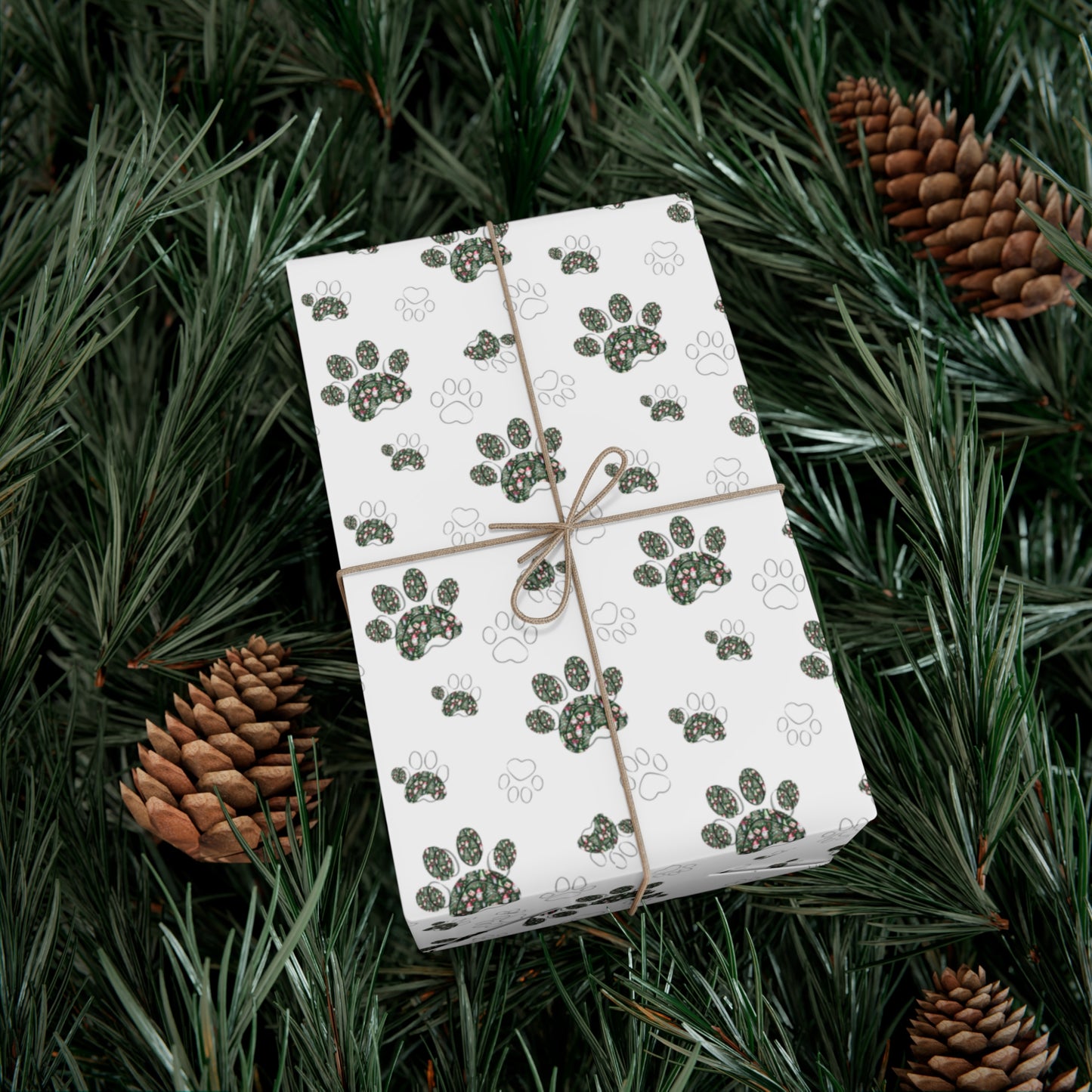 Christmas Paws - Gift Wrap Paper