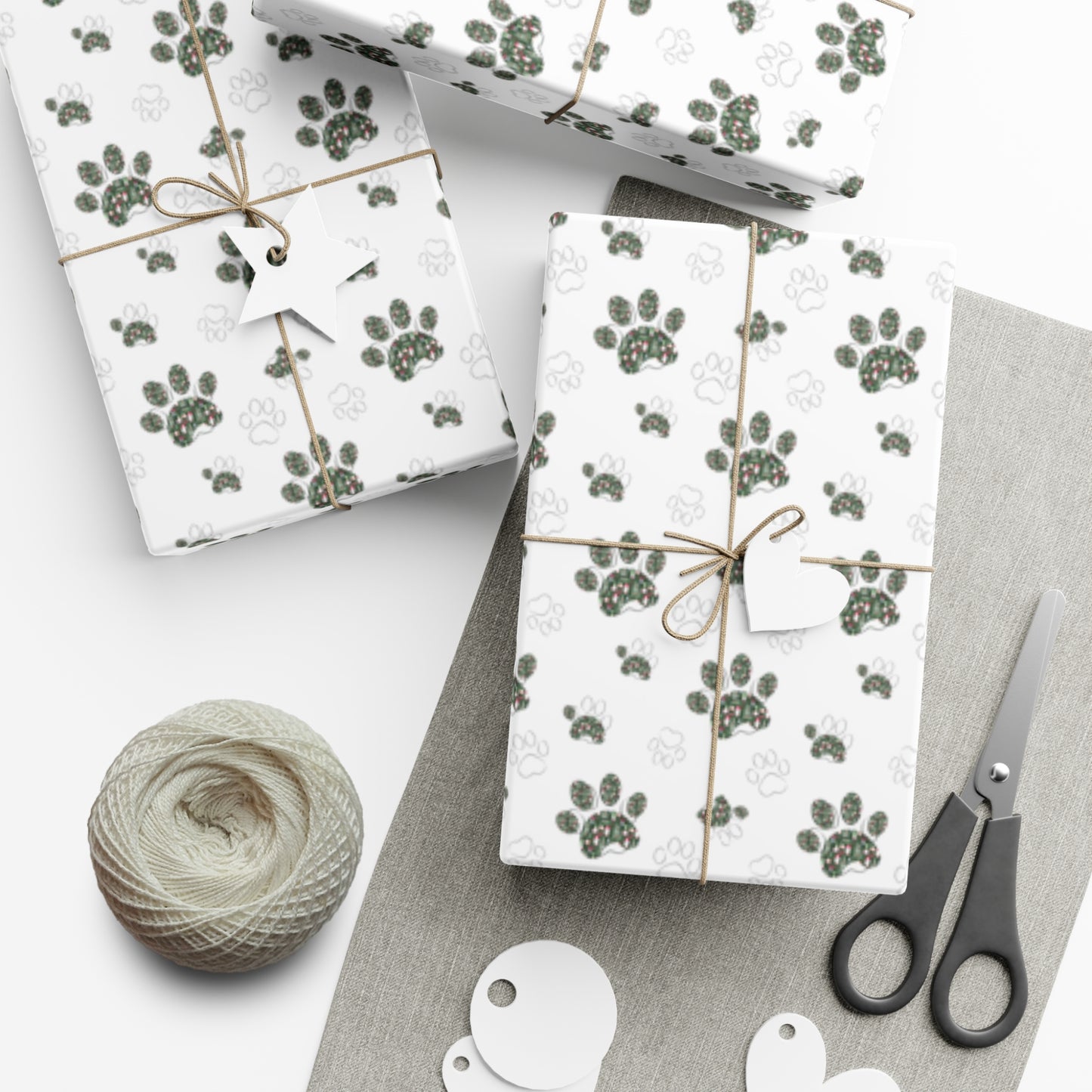 Christmas Paws - Gift Wrap Paper