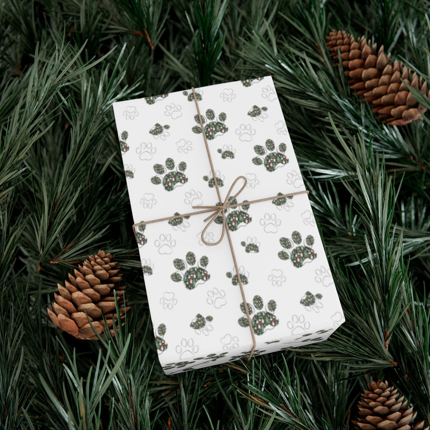 Christmas Paws - Gift Wrap Paper