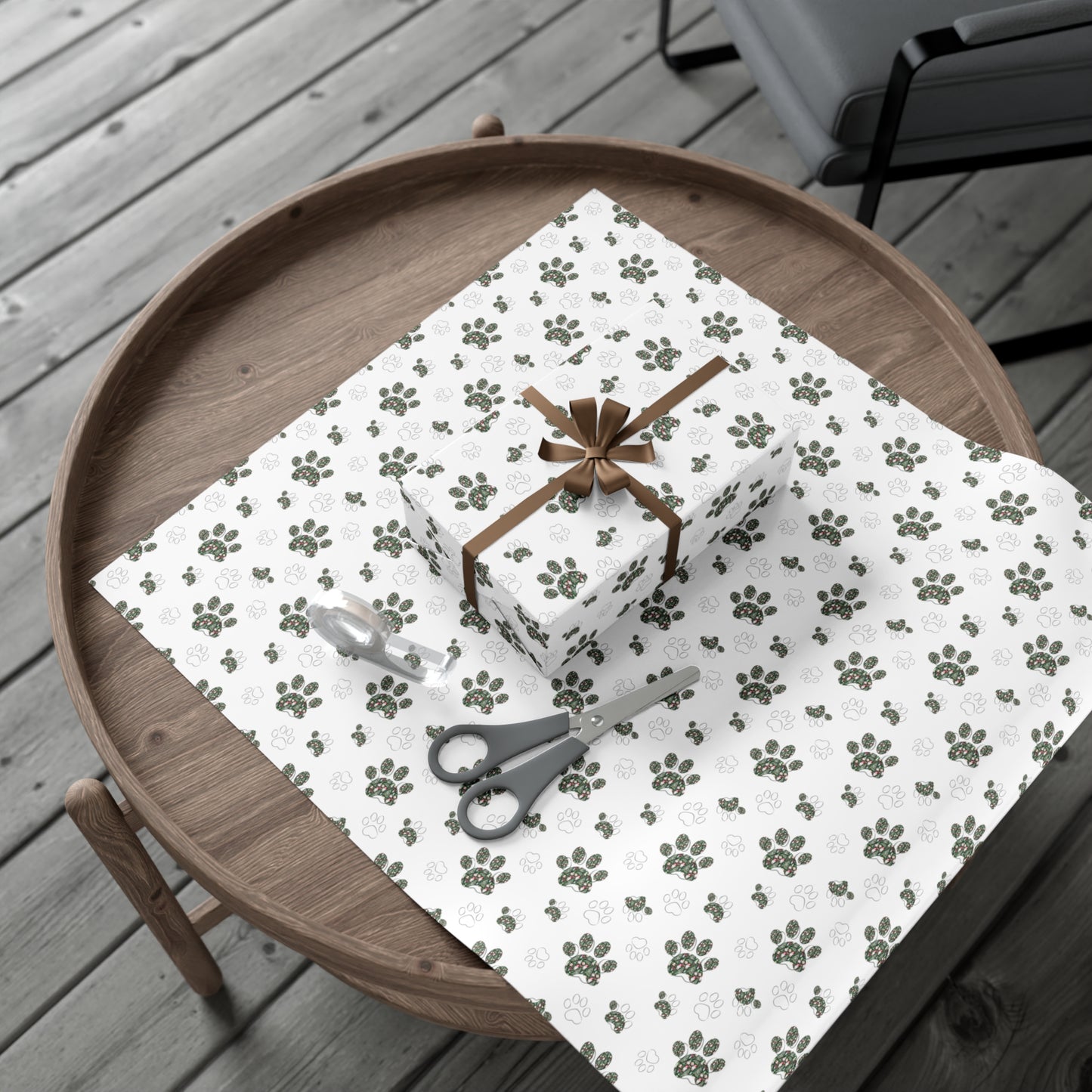 Christmas Paws - Gift Wrap Paper