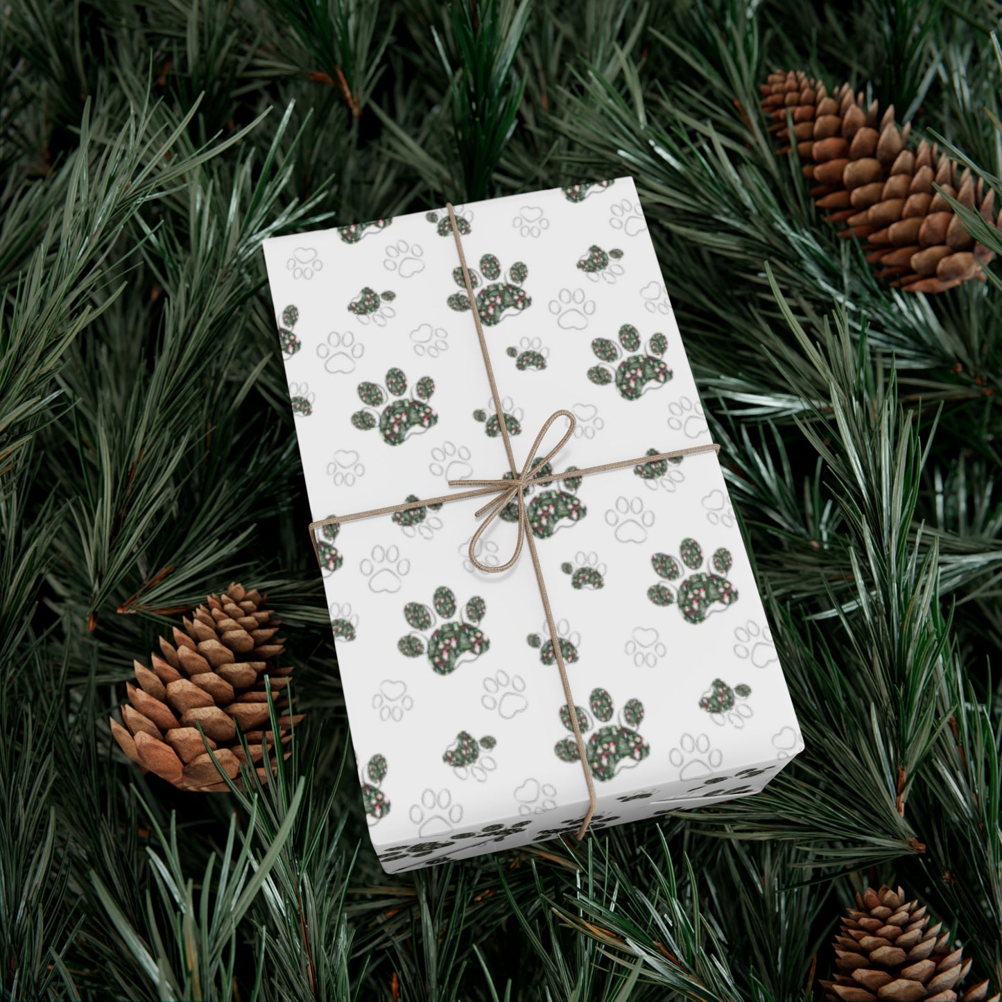 Christmas Paws - Gift Wrap Paper