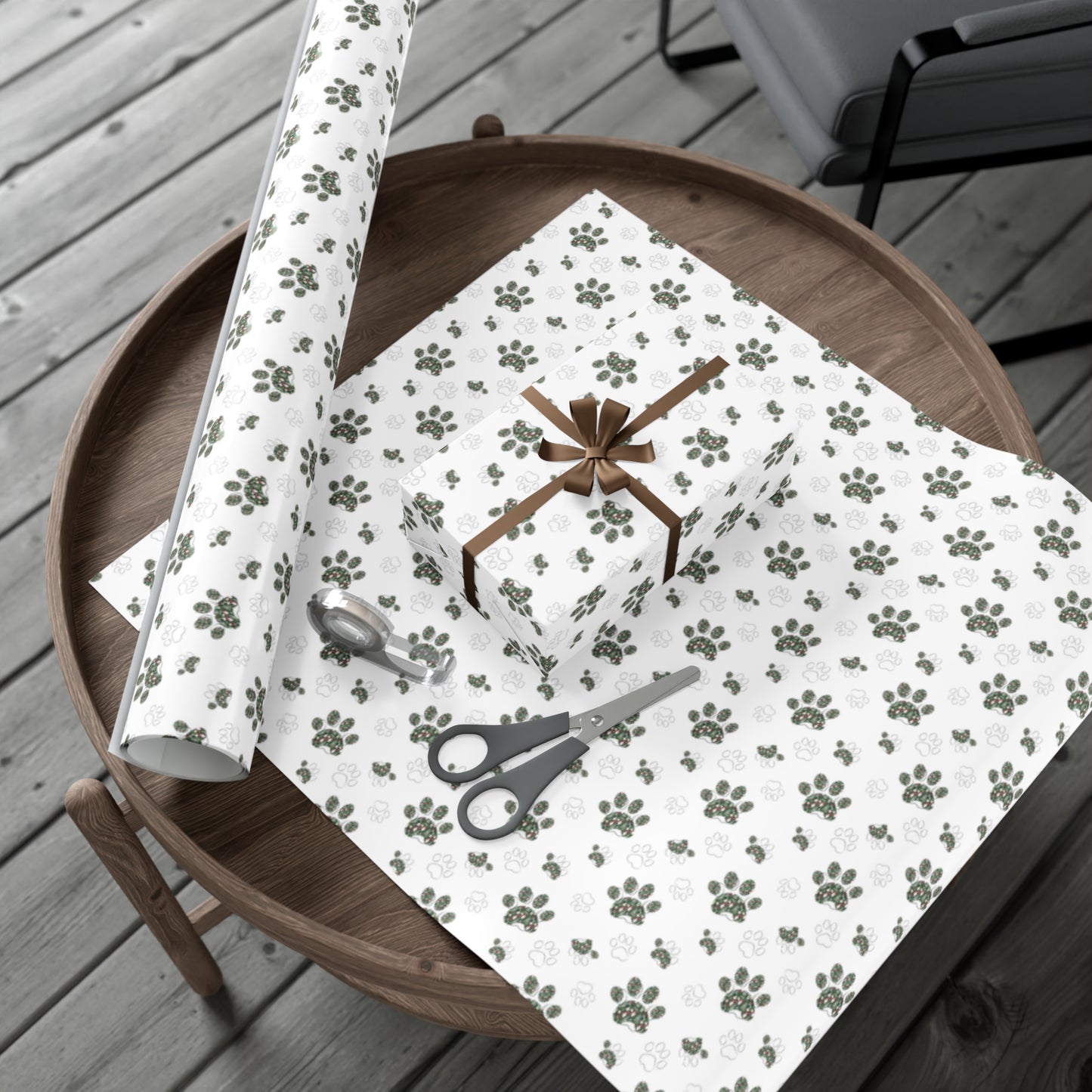 Christmas Paws - Gift Wrap Paper