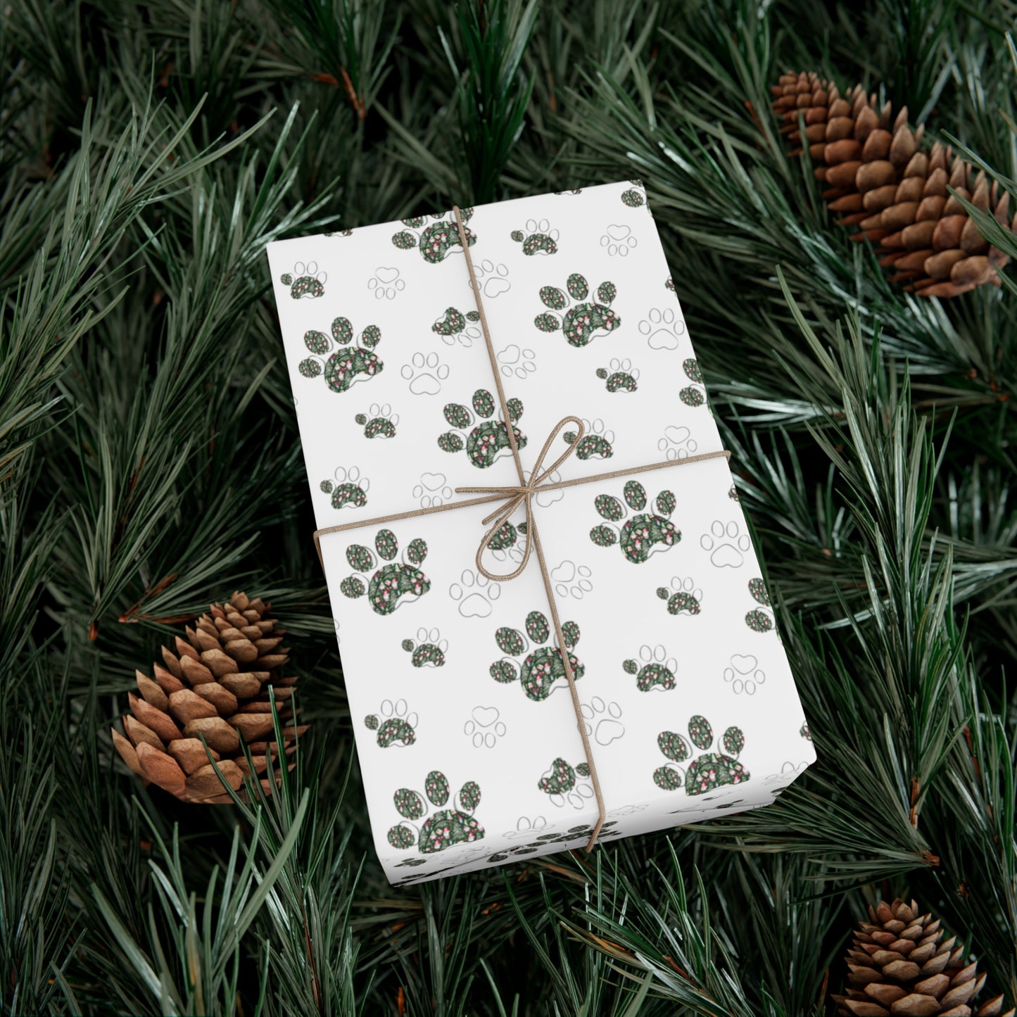 Christmas Paws - Gift Wrap Paper