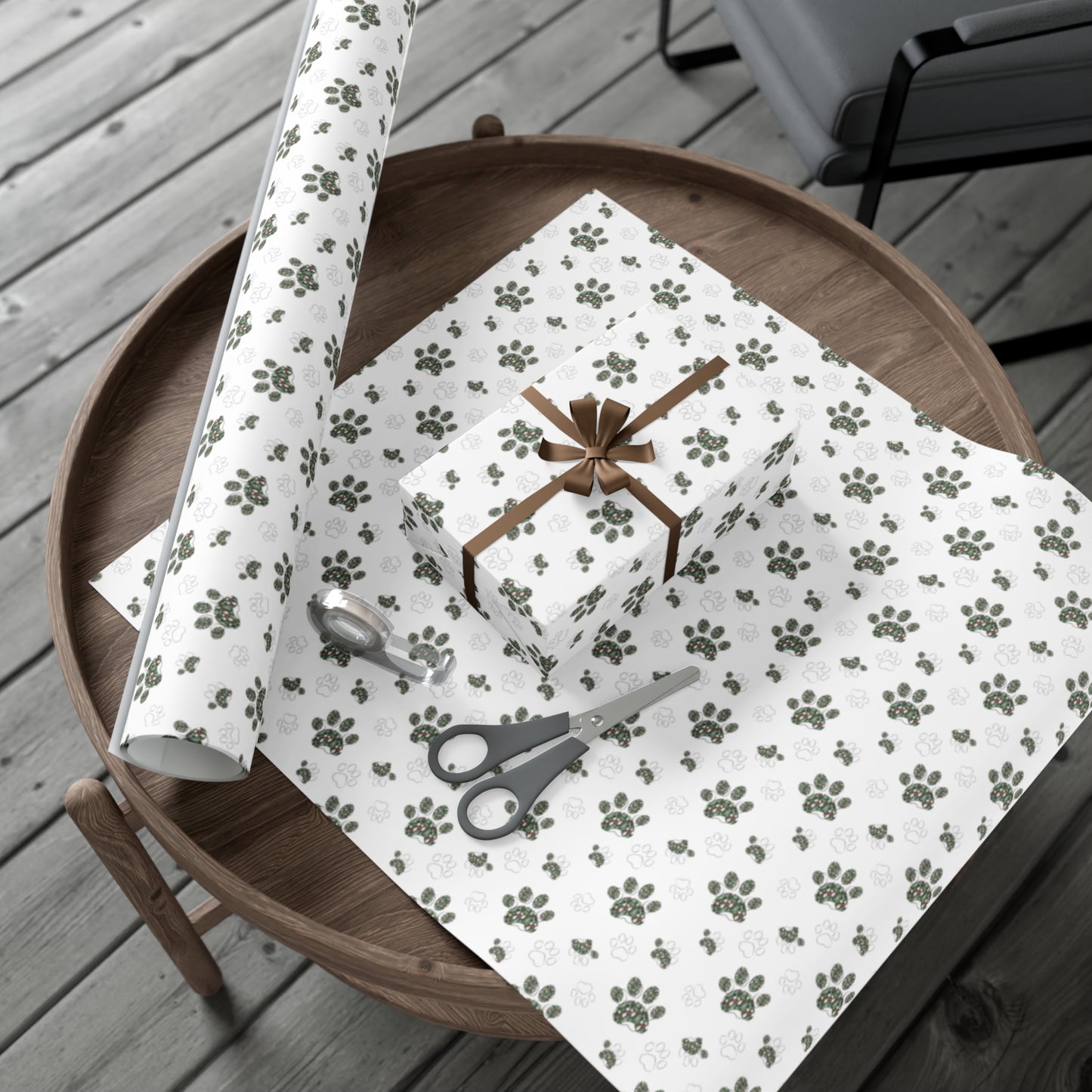 Christmas Paws - Gift Wrap Paper