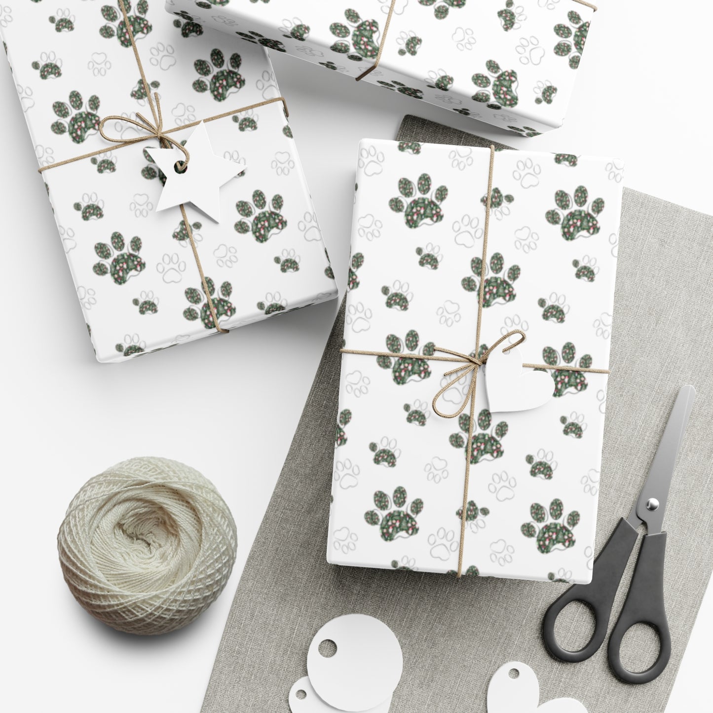 Christmas Paws - Gift Wrap Paper