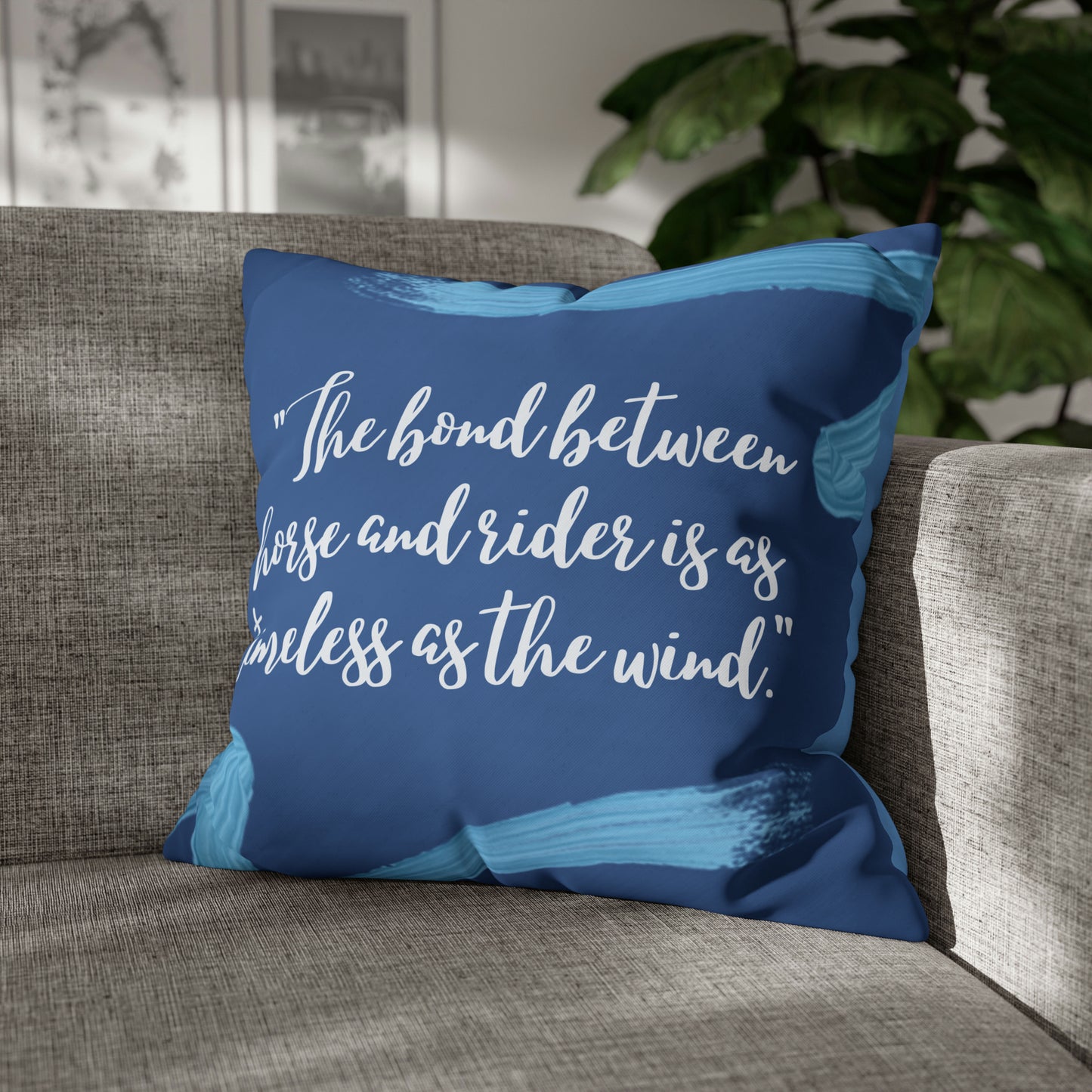 The bond between horse and rider: Pillowcase