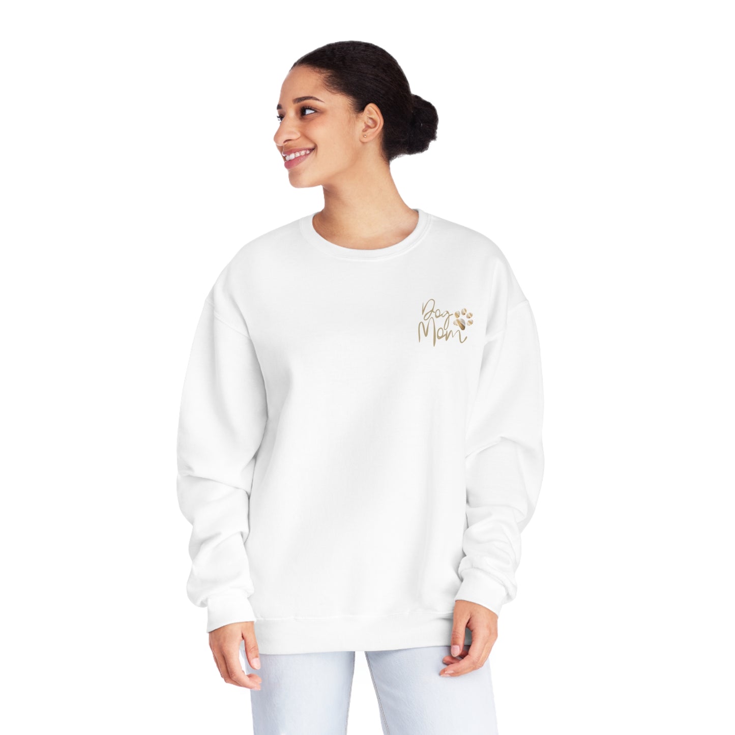 Dog Mom - Crewneck Sweatshirt (Gold)