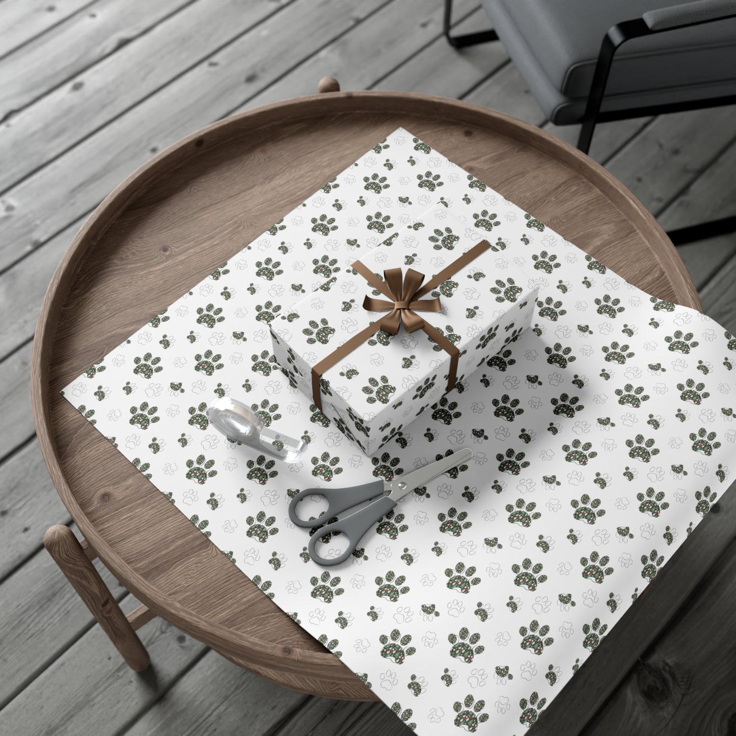 Christmas Paws - Gift Wrap Paper
