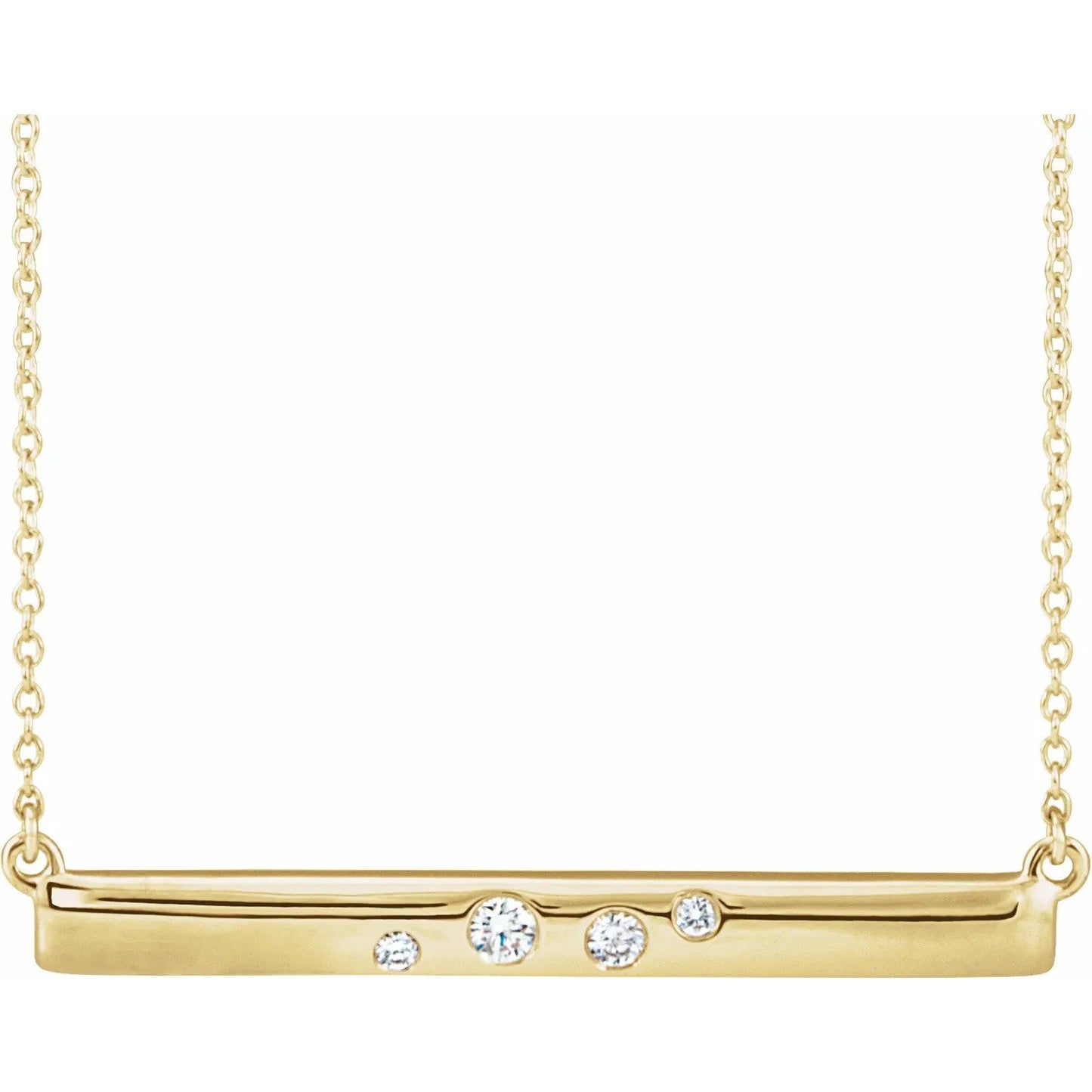 Stacy Diamond Necklace - 14k Fine