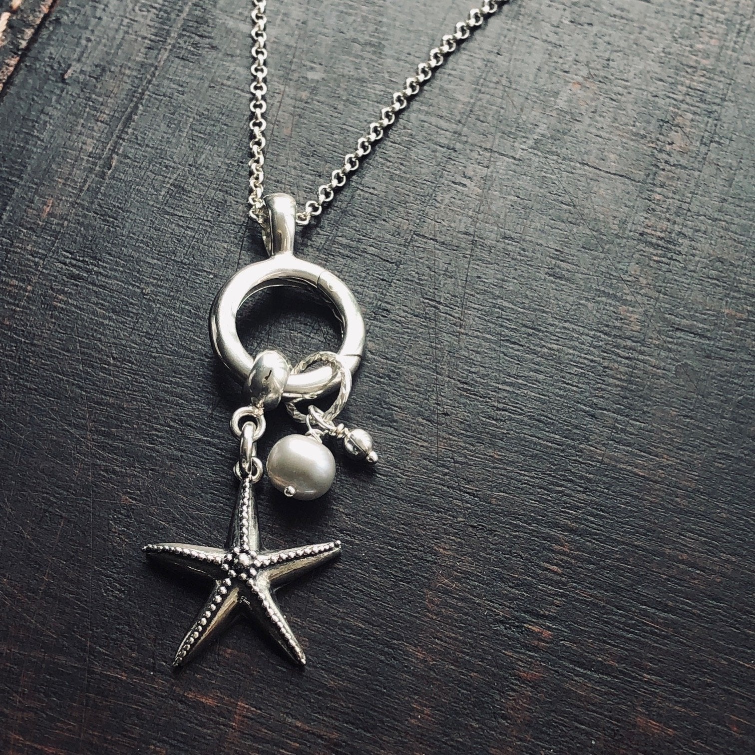 Sterling Silver outlet Starfish Charm Pendant