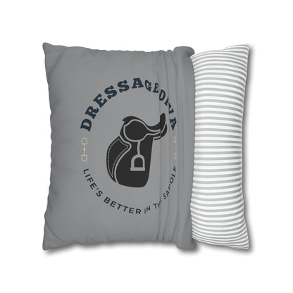 Dressage Diva: Grey Pillowcase