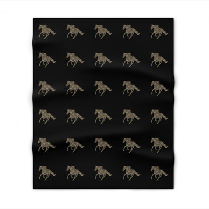 Running Horse - Throw Blanket