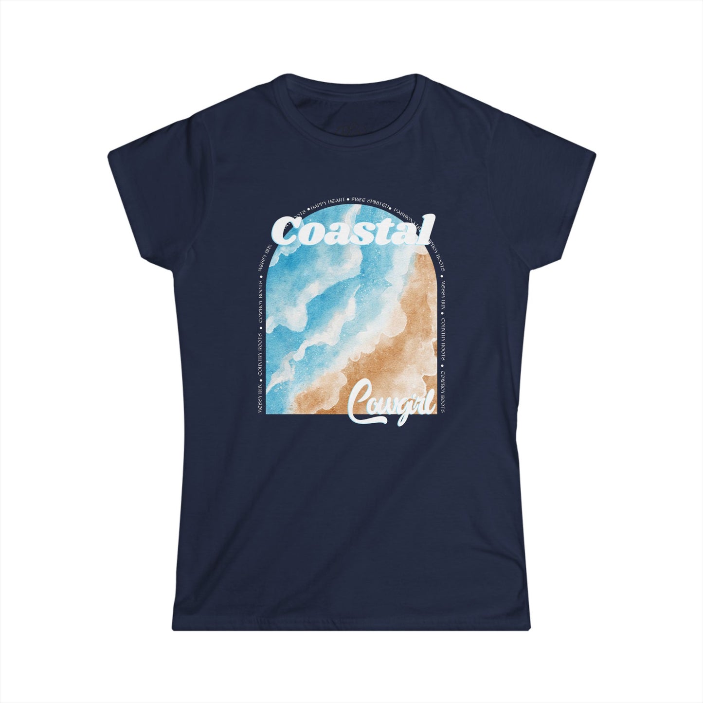 Coastal Cowgirl Ocean Tee