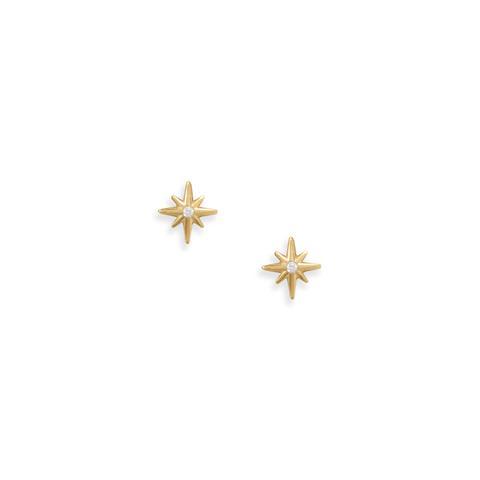 Buy Dainty Gold Star Stud Earrings Small Stud Earrings Star Cz Studs  Minimalist Star Stud Earrings Christmas Earrings Gifts for Her Online in  India - Etsy