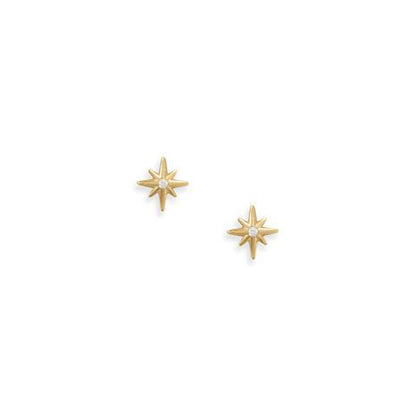 Gold Star Earrings