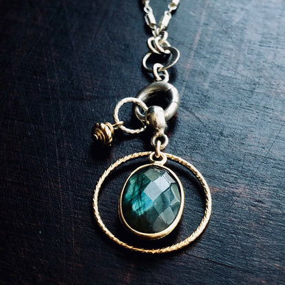 Gold Labradorite Charm Set ~ Tinori Collection