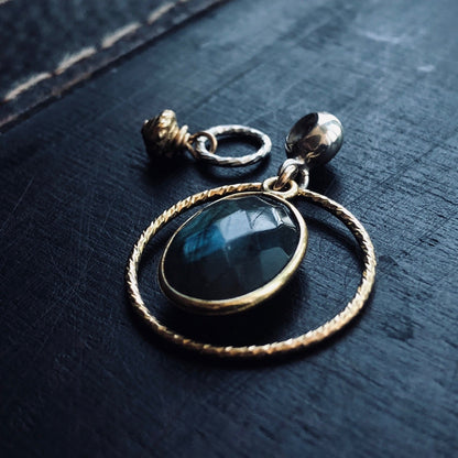 Gold Labradorite Charm Set ~ Tinori Collection