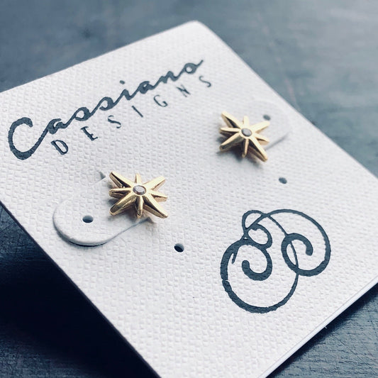 Gold Star Earrings