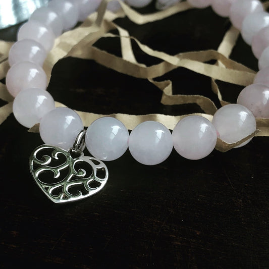 Heart Quartz Bracelet