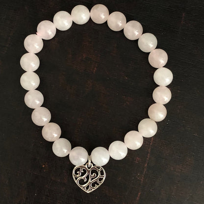 Heart Quartz Bracelet