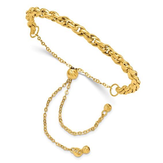 Liselle 14k Gold Adjustable Bracelet