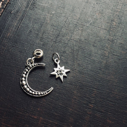 Crescent Moon Charm Set ~ Tinori Collection