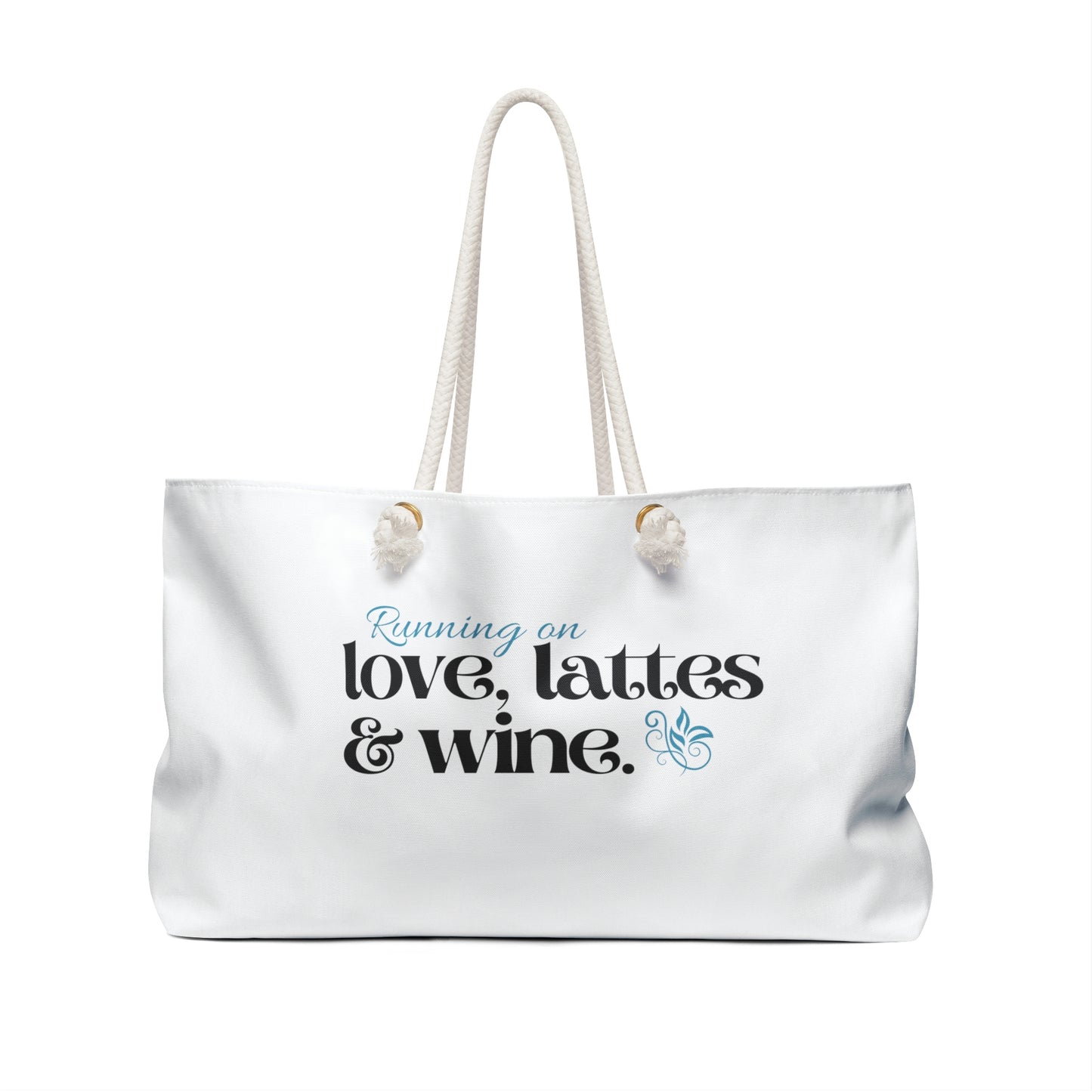 love, lattes & wine Weekender Bag
