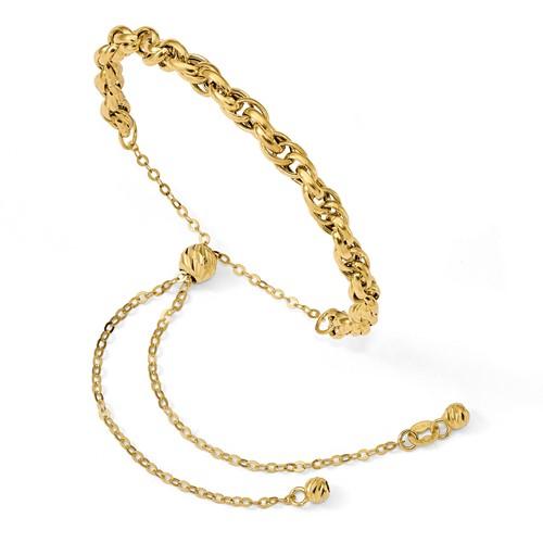 QG Liselle 14k Gold Adjustable Bracelet